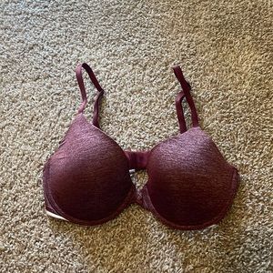 Victoria’s Secret Uplift Semi Demi- Maroon Bra - size 32D